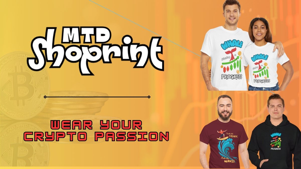 DeyDiaz14's tweet image. 🚀 Explore MTDShoPrints on Etsy! Unique crypto-inspired apparel for HODLers, traders, &amp;amp; blockchain enthusiasts. Wear your passion in style! 🪙✨

🛒 Shop now: mtdshoprint.etsy.com
#CryptoFashion #EtsyShop #BlockchainStyle