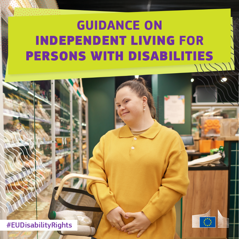 EU_Social's tweet photo. Over 3 million adults &amp; children with disabilities still live in institutions.

To uphold their right to independent living, we just adopted new guidelines to help Member States accelerate the transition from institutional care to community-based services.

#DisabilityRights

👇