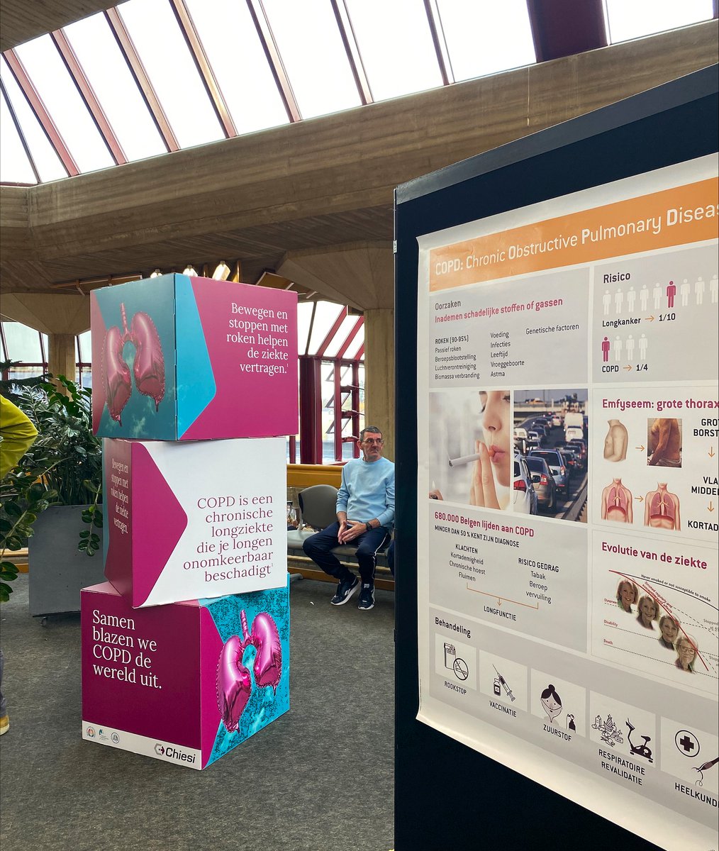 🌍 Today, on #WorldCOPDDay 🫁, we raise awareness about the global impact of #COPD. At <a href="/UZLeuven/">UZ Leuven</a>, patients and healthcare providers participated in the bike challenge to promote awareness for pulmonary rehabilitation and COPD 🚴‍♀️