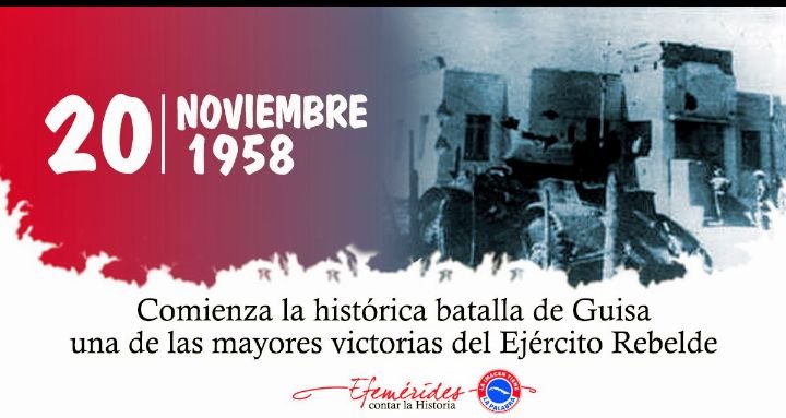 El ejército Rebelde demostró que si se podía y si se pudo, librando batallas lideradas por nuestro #Fidel