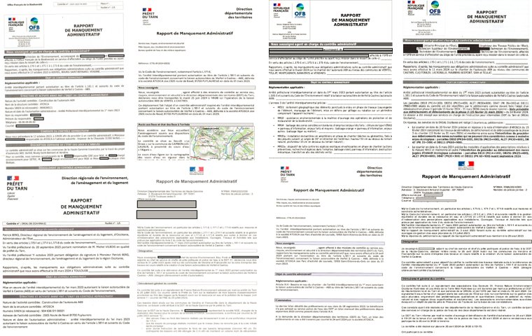 #A69🛣️💧🦉🦇🦎
En seulement 1⃣8⃣ mois de chantier, la construction de l’autoroute #A69 s’est illustrée par 2⃣1⃣ rapports de manquement administratif et 6⃣ arrêtés préfectoraux de mise en demeure
👇Pour découvrir ces manquements c'est par ici 👇
fne-op.fr/2024/11/20/a69…