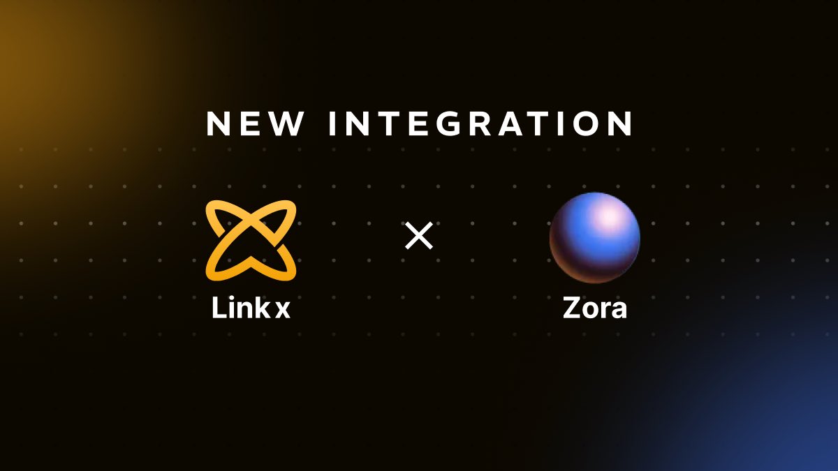 🔵 LinkX now supports <a href="/zora/">$zora</a> !

🔗 Seamlessly bridge your assets to and from the Polygon network for faster, more cost-effective transactions.

🚀 Start your cross-chain journey today at linkx.finance/?to=Zora and unlock new possibilities!

#LinkX #Zora #CrossChainBridge