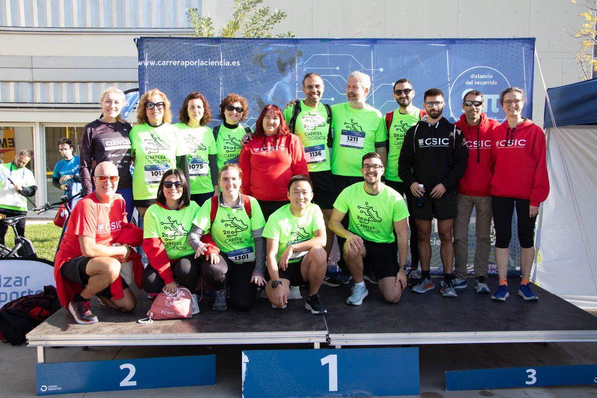 🤲Agradecemos la organización a <a href="/unizar/">Universidad Zaragoza</a> - <a href="/deportes_unizar/">Deportes Unizar</a>, junto a <a href="/ITA_tecnologia/">Instituto Tecnológico de Aragón</a>, <a href="/CEEIARAGON/">CEEIARAGON</a>, <a href="/CSIC/">CSIC</a> @AragonCsic y al patrocinio de <a href="/CerTestBiotec/">CerTest Biotec, S.L.</a> 

👩‍🔬 También a nuestra investigadora, M. Victoria Navarro, y al investigador Carlos Pobes (<a href="/INMAdivulga/">INMAdivulga</a>), embajadores del CSIC