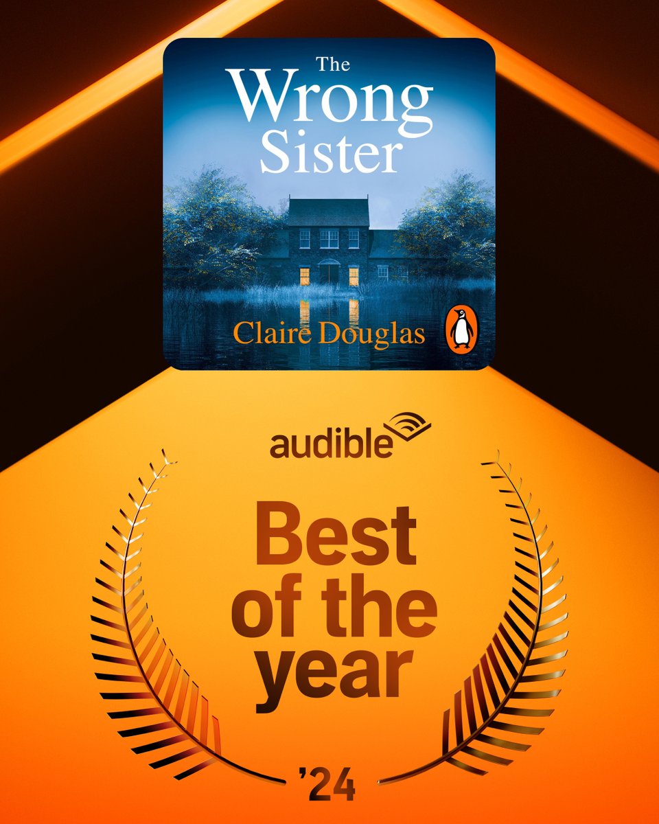 Penguin Michael Joseph (@michaeljbooks) on Twitter photo You’ve known her all your life . . .
Or have you?
'Outstanding. A terrific family drama' The Sunday Times
#TheWrongSister by <a href="/Dougieclaire/">Claire Douglas</a>, <a href="/audibleuk/">Audible UK 🎧</a>'s #BestOfTheYear
adbl.co/bestof24 You’ve known her all your life . . .
Or have you?
'Outstanding. A terrific family drama' The Sunday Times
#TheWrongSister by <a href="/Dougieclaire/">Claire Douglas</a>, <a href="/audibleuk/">Audible UK 🎧</a>'s #BestOfTheYear
adbl.co/bestof24