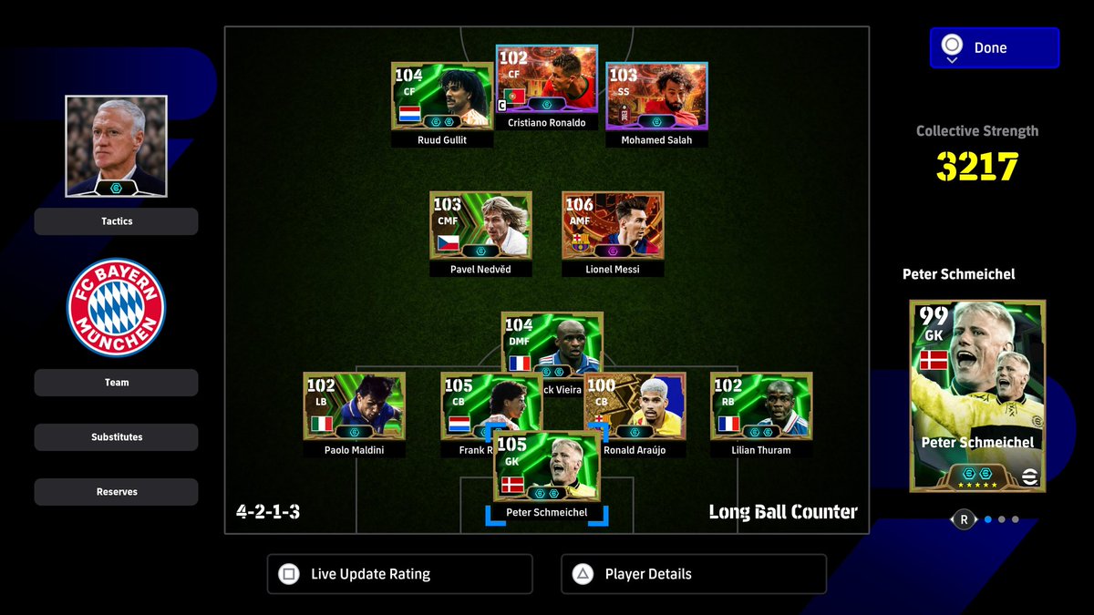 Reached  2000 Points ✅️

45 W ✅️
1 D🟰
98%Win 

#eFootball2025