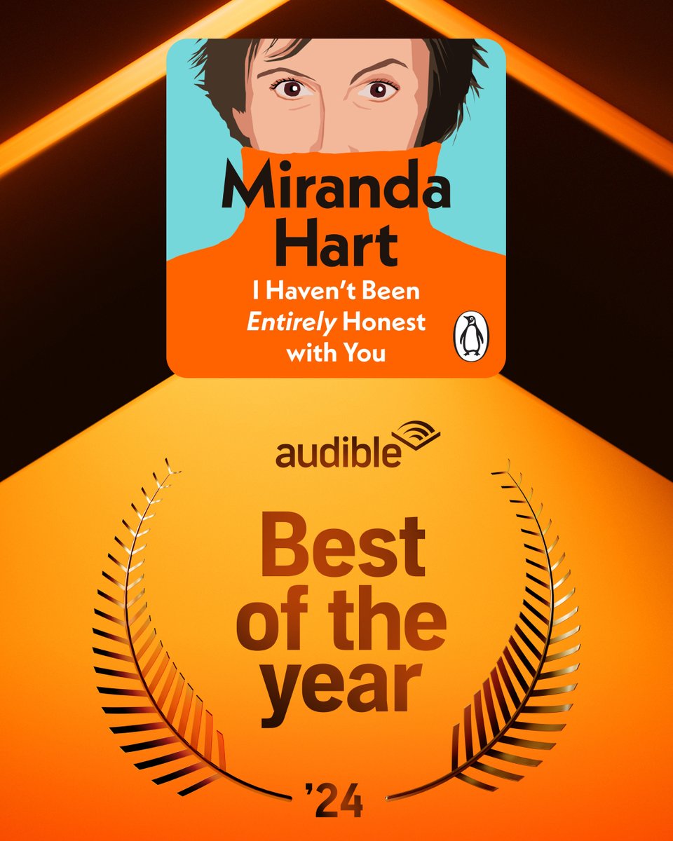Penguin Michael Joseph (@michaeljbooks) on Twitter photo Packed with hard-won wisdoms and gentle revelations, this is Miranda’s honest exploration of the lessons that have helped her
'Bombshell, moving, inspirational.' Independent
#IHaventBeenEntirelyHonestWithYou by <a href="/mermhart/">Miranda Hart</a>, <a href="/audibleuk/">Audible UK 🎧</a>'s #BestOfTheYear
adbl.co/bestof24 Packed with hard-won wisdoms and gentle revelations, this is Miranda’s honest exploration of the lessons that have helped her
'Bombshell, moving, inspirational.' Independent
#IHaventBeenEntirelyHonestWithYou by <a href="/mermhart/">Miranda Hart</a>, <a href="/audibleuk/">Audible UK 🎧</a>'s #BestOfTheYear
adbl.co/bestof24