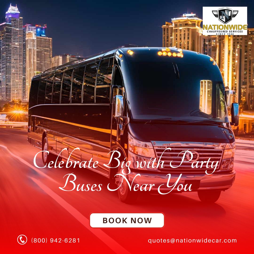 nationwidecar20's tweet image. 🎉 Make your celebrations unforgettable with Party Buses Near Me! Call (800) 942-6281 to book now!
Visit: bit.ly/3ZdYe3l
#LimousineCompanyNearMe #LimousineCompaniesNearMe #LimousineNearMe #LimoCompanyNearMe #CheapLimoServicesNearMe #PartyBusesNearMe #PartyBusNearMe