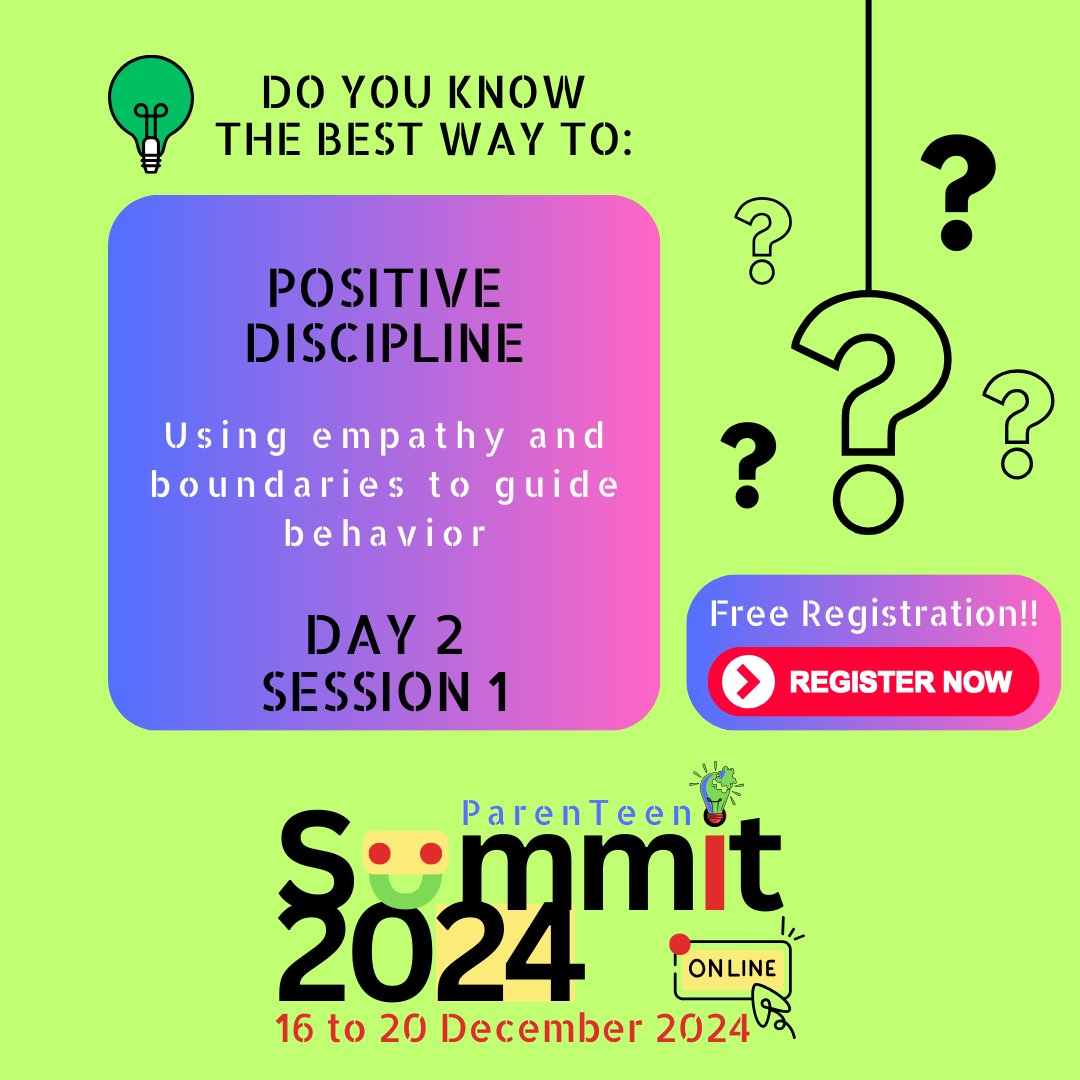 ParenTeenIN's tweet photo. ParenTeen Summit: The journey continues on 17th December 2024, with Day 2 focusing on: The Right Way to Do Things.
This day is all about equipping parents with actionable strategies to guide their teenagers effectively while fostering growth, empathy, and independence. #ParenTeen https://t.co/D8qdwomOAG