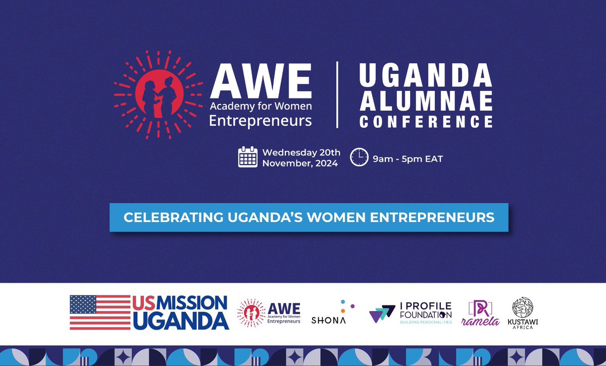 amandakawaisoly's tweet image. Proud alumnae of @AWEinUganda!
Thrilled to celebrate alongside so many incredible women entrepreneurs who are transforming their families and communities through their businesses.
#AWEConferenceUG2024 #AWEinUganda #AWEnergized
