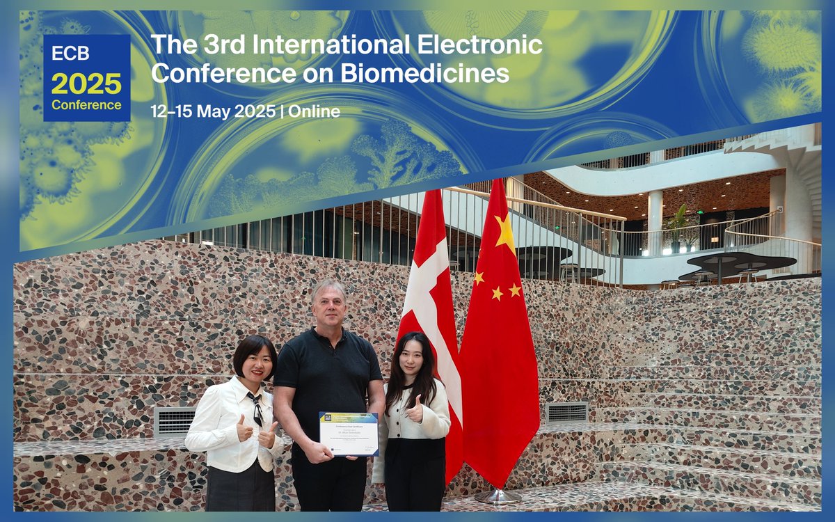 Biomed_MDPI's tweet photo. 💫#Innovation #ConferenceUpdate 📸🧙♀️
🎉 Just had an incredible meet-up with Dr. Allan Stensballe, one of the esteemed Chairs of The 3rd International Electronic Conference on Biomedicines! 🔬💡
Stay tuned for updates from the conference! 🌐📚
https://t.co/BQQEF3Kx8V https://t.co/2JCKtaHbQd