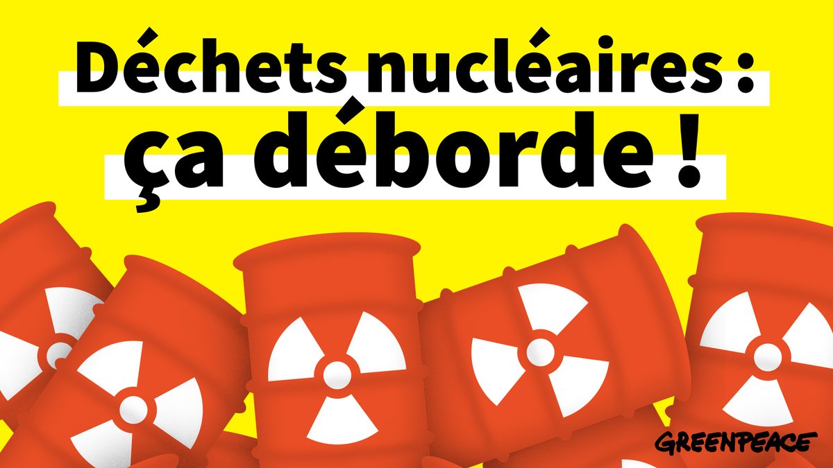 Rousselet Yannick (@plutonyck) on Twitter photo Hier les derniers déchets nucléaires Allemands sont repartis vers leur pays d’origine. Mais :
A l’usine de La Hague, il reste des déchets radioactifs d’Australie, Belgique, Italie, Espagne, Japon et Pays-Bas.
Ils repartent quand ?
La poubelle déborde !
<a href="/greenpeacefr/">Greenpeace France</a> Hier les derniers déchets nucléaires Allemands sont repartis vers leur pays d’origine. Mais :
A l’usine de La Hague, il reste des déchets radioactifs d’Australie, Belgique, Italie, Espagne, Japon et Pays-Bas.
Ils repartent quand ?
La poubelle déborde !
<a href="/greenpeacefr/">Greenpeace France</a>
