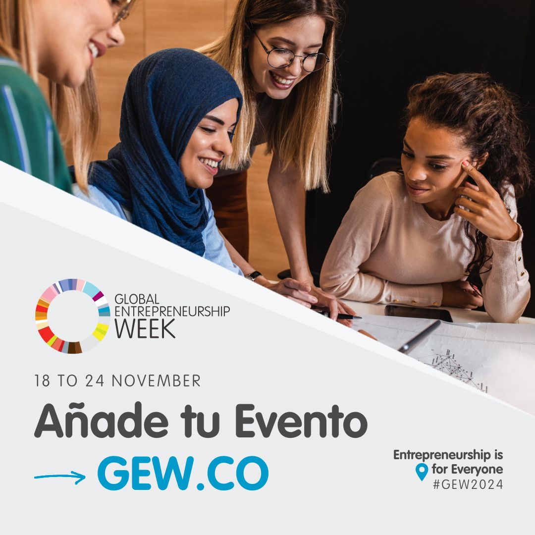 El emprendimiento no tiene fronteras. 🌍✨ En esta #GEW2024 celebramos la diversidad cultural como una fuerza clave para la creatividad y la innovación. 💡 #DiversidadEnEmprendimiento #Inclusión #GlobalEntrepreneurshipWeek