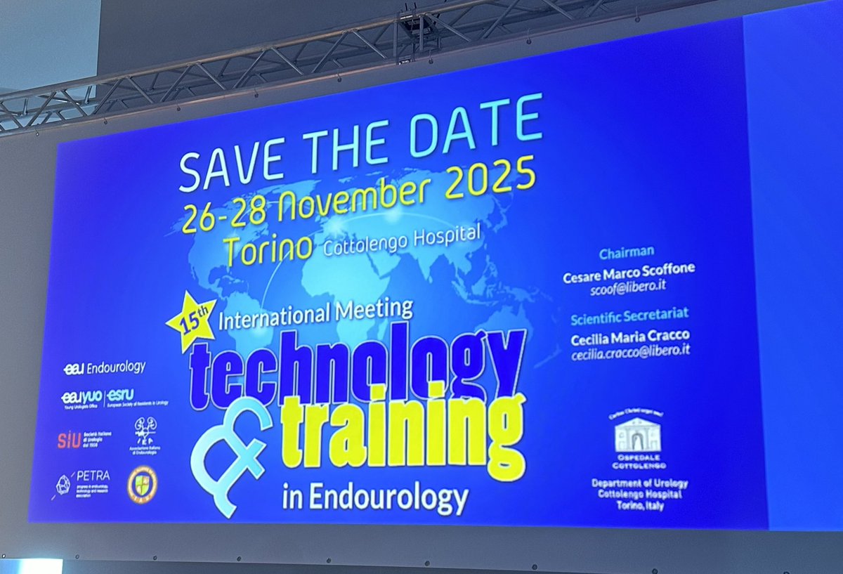 Thomas RW Herrmann (@trwherrmann) on Twitter photo If you didn’t make it this year. Log this into your agenda #TNT25. Training and Technology, Torino 26th - 28th November 2025. #endourology #BPO #ERBT #RIRS #ECIRS #EEP #AEEP #BPO #Stones #perc #fans <a href="/EndourologyT/">T&T Endourology</a> but for now, let’s enjoy the 14th edition in 2024 <a href="/scoffonecesare/">scoffone cesare</a> If you didn’t make it this year. Log this into your agenda #TNT25. Training and Technology, Torino 26th - 28th November 2025. #endourology #BPO #ERBT #RIRS #ECIRS #EEP #AEEP #BPO #Stones #perc #fans <a href="/EndourologyT/">T&T Endourology</a> but for now, let’s enjoy the 14th edition in 2024 <a href="/scoffonecesare/">scoffone cesare</a>