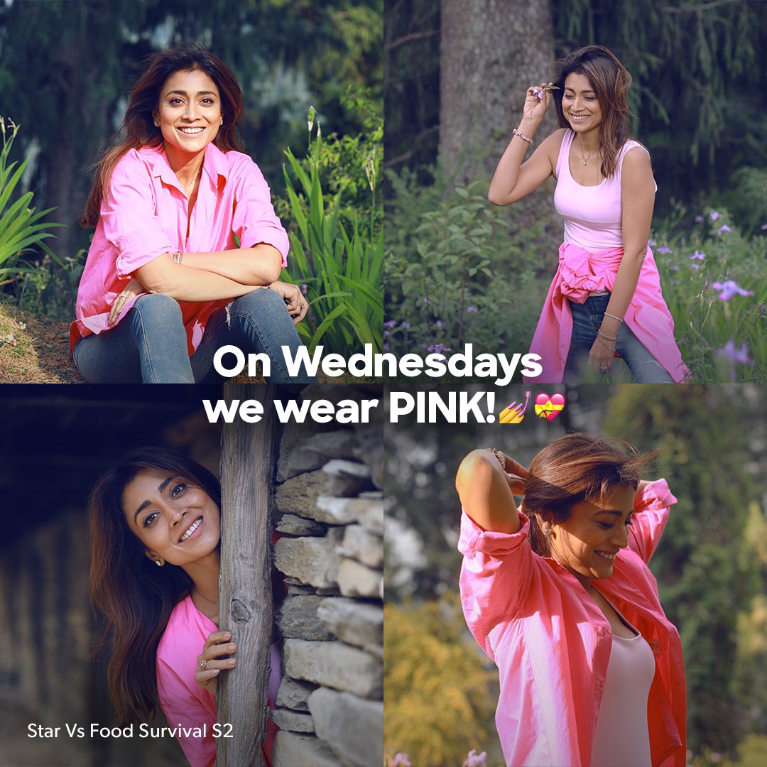 discoveryplusIN's tweet photo. Aaj pinkie, kal dukhieโonly if you forget to tag your pink crew! ๐๐
Watch Star vs Food Survival S2 streaming now only on discovery+
@shriya1109
#DiscoveryPlusIn #DiscoveryPlus #DiscoveryPlusIndia #StarvsFoodSurvivalS2 #ShriyaSaran #CookingShow #MoreAdventureMoreFun https://t.co/CLXQJhmjsz