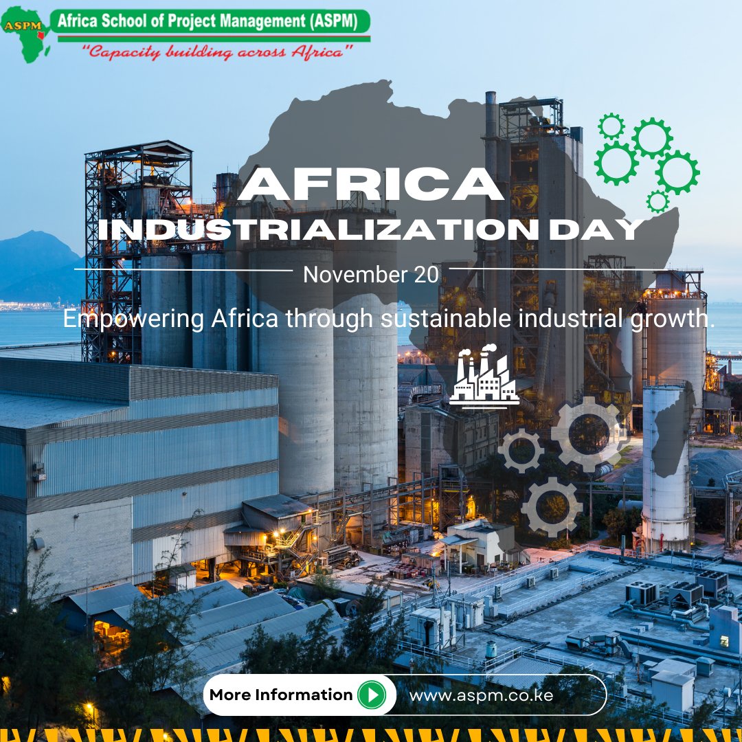 🌍 Happy Africa Industrialization Day!
Today, we celebrate the strides Africa is making toward sustainable industrial growth and economic empowerment. Let’s continue working together to unlock our continent’s potential, create opportunities, and build a future