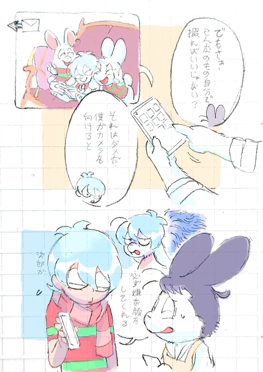 跟@tigrisleo借來的
🥞🐇🎩family 三次創作 