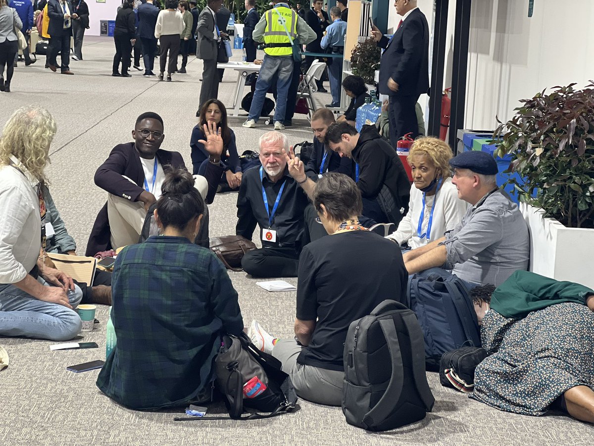 Day 2 of Week 2: ClimaHealth at COP29 Azerbaijan 

Planning for our next #ActionAgainstNuclearWeapons tomorrow. 

#COP29Azerbaijan #ClimateCrisis #Militarism #Health 
#NuclearDisarmament 

<a href="/IPPNW/">IPPNW @ippnw.bsky.social</a> ,<a href="/IPPNWgermany/">IPPNW Germany</a> <a href="/IPPNW_Africa/">IPPNW Africa</a>  <a href="/SNDWM/">IPPNWNigeria</a> <a href="/MCS_MedactIPPNW/">Medicine Conflict and Survival</a> , <a href="/YusufDominic4/">Yusuf Dominic</a> <a href="/nuclearban/">ICAN</a>