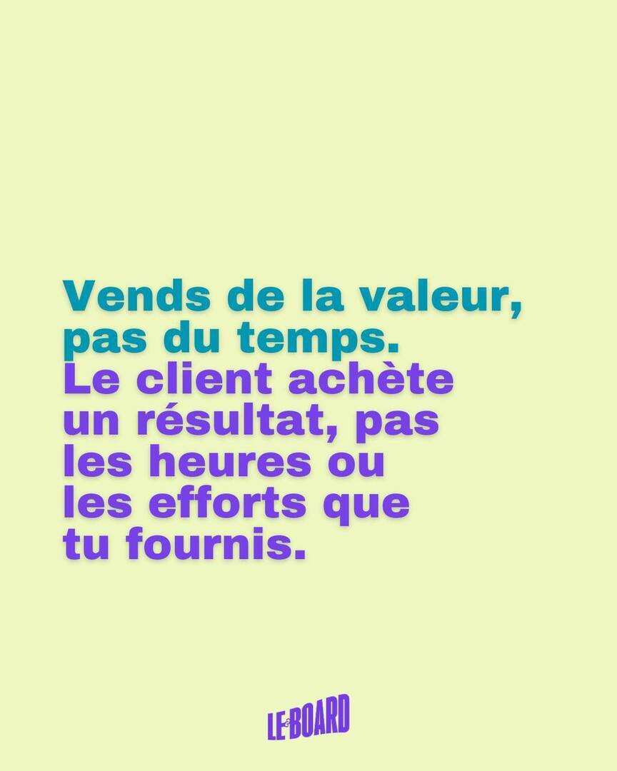 49 conseils pour passer de freelance à solopreneur scalable 🦄

Dans l'épisode de la semaine sur Le Board, je te partage mon plan d’action pour atteindre 300 000 € de CA par an sans salarié. 

Voici un sneak peak des stratégie à copier 👆

🔗 Rends-toi … instagr.am/p/DClfNlwoOgH/