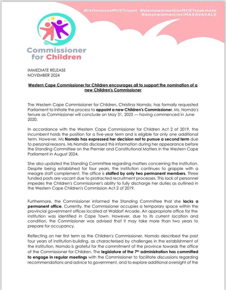 Children's Commissioner WC tweet media