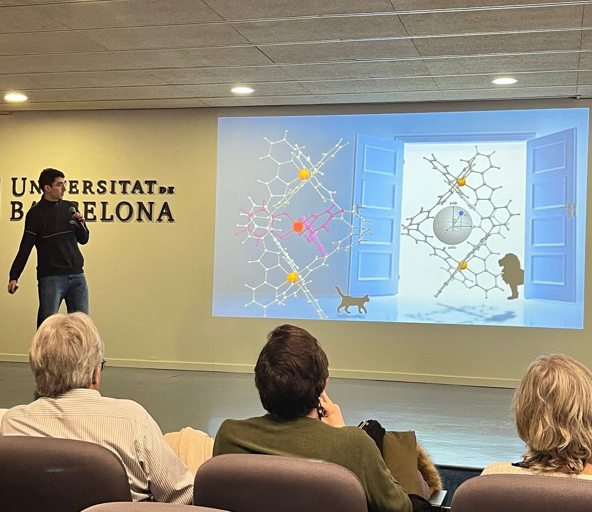 Laboratory of Molecular Design (@labmoldesign) on Twitter photo Well done Jordi Martínez! One of our PhD student presenting his thesis in four minutes, as a part of a contest organized by <a href="/UniBarcelona/">Universitat de Barcelona</a> <a href="/QuimicaUB/">Facultat de Química UB</a> called #tesimarató. Well done Jordi Martínez! One of our PhD student presenting his thesis in four minutes, as a part of a contest organized by <a href="/UniBarcelona/">Universitat de Barcelona</a> <a href="/QuimicaUB/">Facultat de Química UB</a> called #tesimarató.