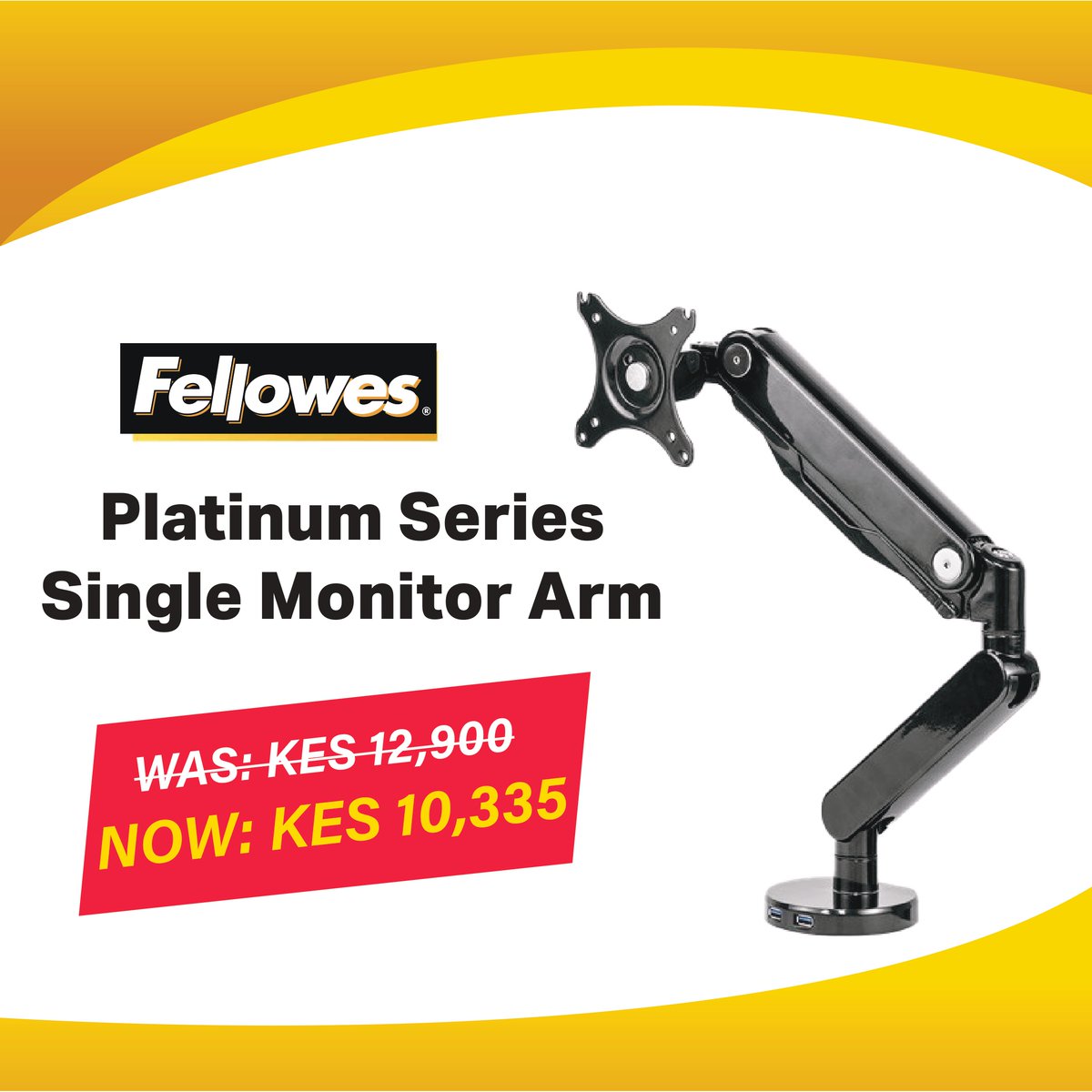 OfficemartKE's tweet photo. 🖤 Black Friday Monitor Arm Madness! 🖤

Double the Screens, Half the Stress: Upgrade to Fellowes Dual Monitor Arms – Limited-Time Discounts Await!
#BlackFridayDeals #BlackFriday https://t.co/ptiUHr4skj