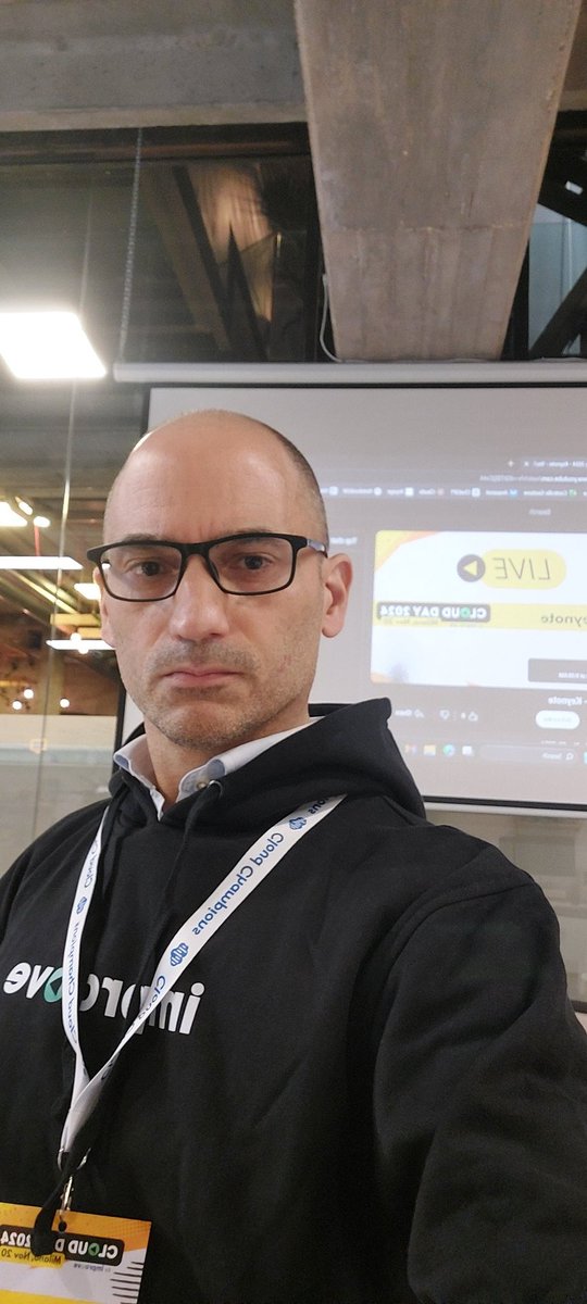 robymes's tweet image. Tutto pronto per la overflow room &amp;amp; unconference del #cloudday24 cloudday.it
@TheCloudChamps
#tech #techconf #techcommunity