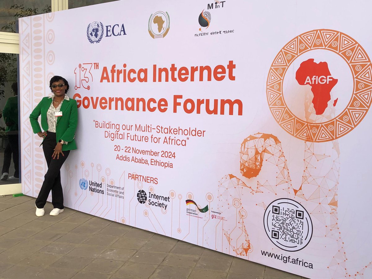 Attending the <a href="/Africaigf/">Africa Internet Governance Forum</a>  #AfricaInternetGovernanceForum in Addis Ababa. Insightful diacussions  by YouthIGF- Amplifying African Youth ib Stakeholder Collaboration 
<a href="/equalitynow/">Equality Now</a> <a href="/AurthurArdean/">Gen Z Leader- Africa🌍</a> <a href="/FundileNkala/">Fundile Nkala🇿🇼</a> <a href="/msaukig/">Gracey</a> <a href="/nancykwangwa/">Nancy Kwangwa</a>