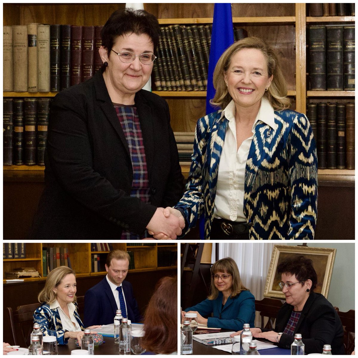 🇪🇺🇧🇬 Very good meeting with Finance Minister Lyudmila Petkova on <a href="/EIB/">European Investment Bank</a> Group's financial and advisory support to Bulgaria.

We are #MakingADifference, investing in energy, transport, water and health infrastructure, supporting economic growth and resilience to climate change.
