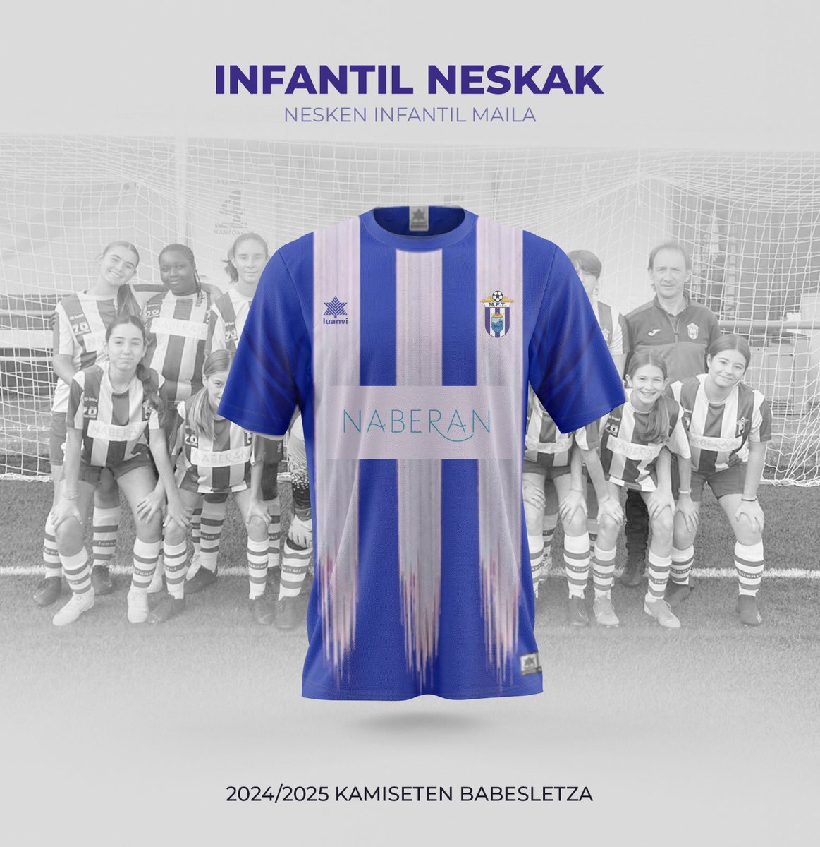 👕 Kamiseten Babesletza👕

⚓ Arrantza aparailuen diseinuan eta fabrikazioan lehen mailako enpresa den Naberanek 🛳 babestuko du Nesken Infantil taldea aurtengo denboraldian.