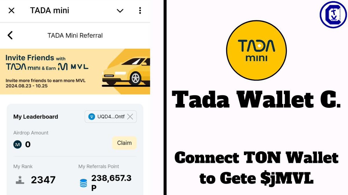 mrcryptron's tweet photo. Breaking📢:
Do you connect your TON Wallet with Tada Mini @mvlchain App? If not, connect quickly. Eligible users can claim $jMVL tokens tomorrow 21st November, 2024.
What is Your Ranking?
Play Paws: https://t.co/vjAHeUyI9s
Follow✅ Like❤️ Repost♻️
#tadamini #mvlchain #paws https://t.co/03ekcHutMk