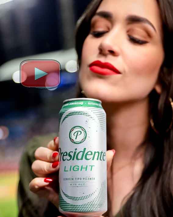 Liza Blanco Promo Cerveza Presidente