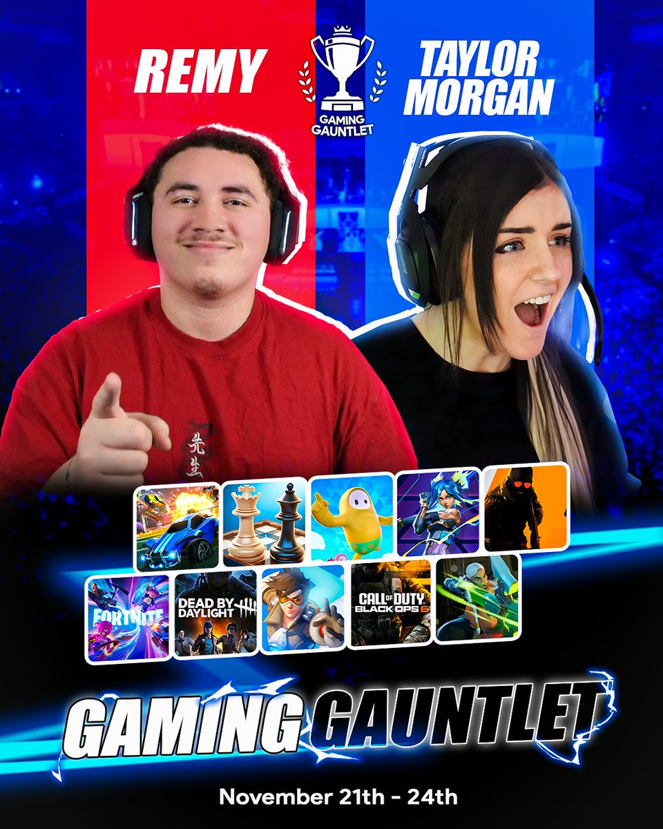 TaylorMorganS_'s tweet image. 10 GAME GAMING GAUNTLET TOMORROW w/ @remydiditt
Be there or be square.
twitch.tv/taylormorgan