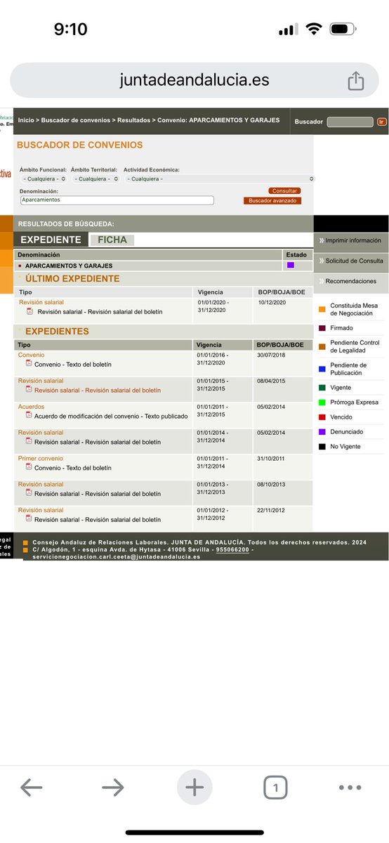 JosePantion's tweet photo. @Comunica_FSCA @FSCdeCCOO @ccooandalucia @AndaluciaJunta El convenio “registrado” no aparece ni en REGCON ni en el buscador de convenios colectivos, ni si quiera cambia el estado, solo aparece denunciado, algo pasa y nosotros llevamos 5 meses esperando. https://t.co/Gz5m4KQDfL