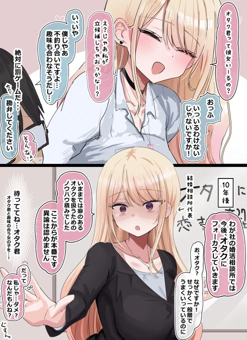 オタクに優しい婚活市場とオタクに優しいギャル 