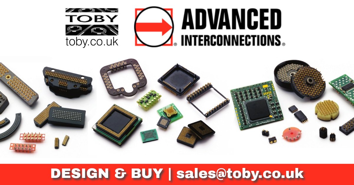 TobyElectronics's tweet photo. Take a look at our latest AIC promo, featuring Advanced Interconnections Corp. and their new board to board product family> https://t.co/4olkREkhDu

Jump straight in to AICs new products here> https://t.co/Xk5cehg4cm

#electronics #design #engineers #customizedsolutions https://t.co/9jvjUG5CIW