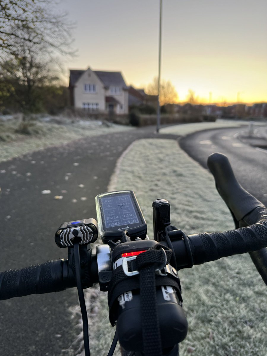 Shaun_Pearson's tweet image. 🥶 Coldest Ride to Work so far this year 🥶