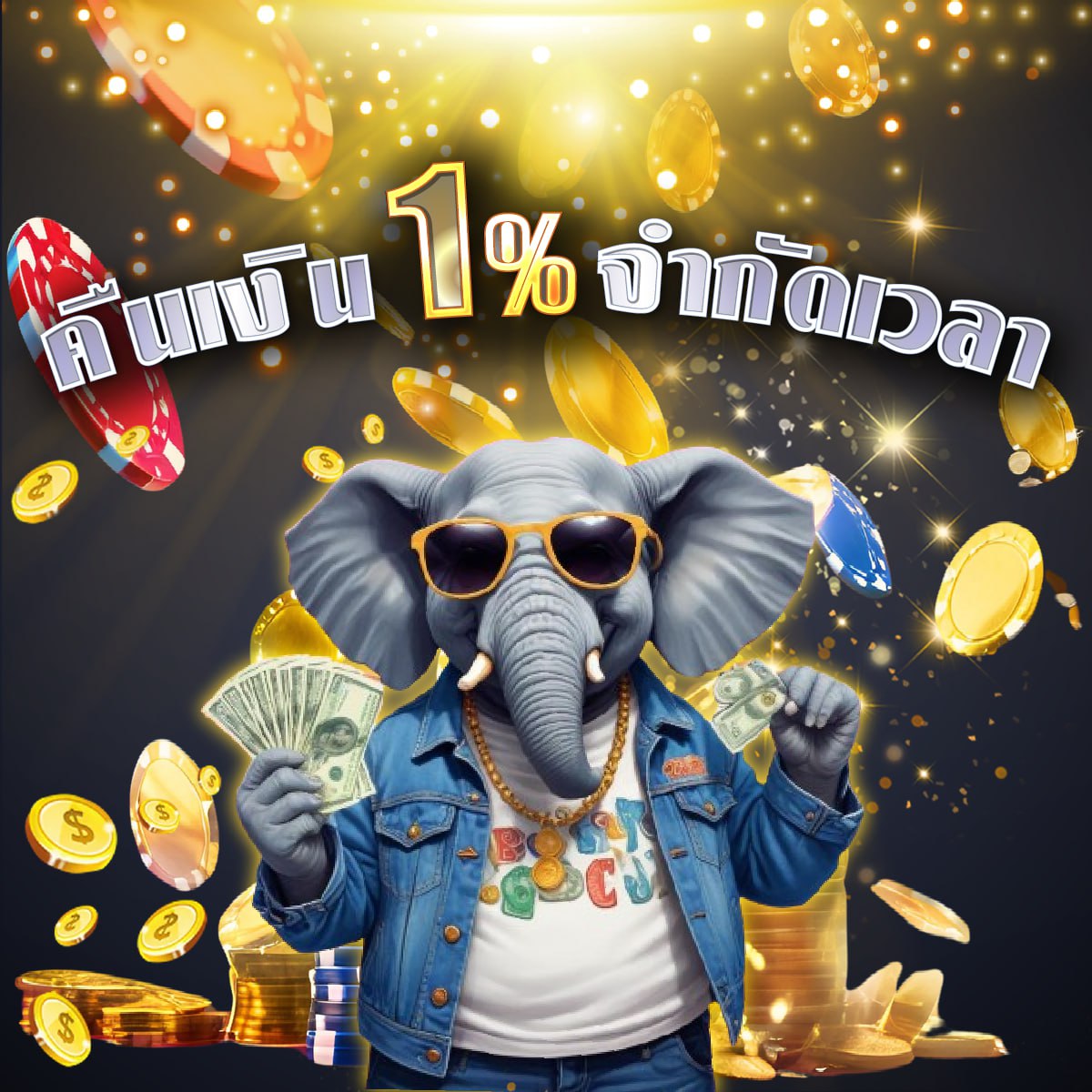 ⭐️ข้อเสนอพิเศษจำกัดเวลา⭐️รับคืนเงิน 1% ขึ้นไป
✨รายละเอียดกิจกรรม:
ไม่มีขั้นต่ำในการเดิมพัน : ไม่ว่าคุณจะเดิมพันเท่าไร ก็สามารถรับคืนเงิน 1️⃣% ขึ้นไป
คืนเงินเร็ว : จำนวนเงินที่เดิมพันในวันนี้ จะถูกคืนเข้ากระเป๋าของคุณในวันถัดไป

📣ตามกฎของกิจกรรม คุณมีโอกาสรับคืนเงินสูงสุดถึง 3️⃣%