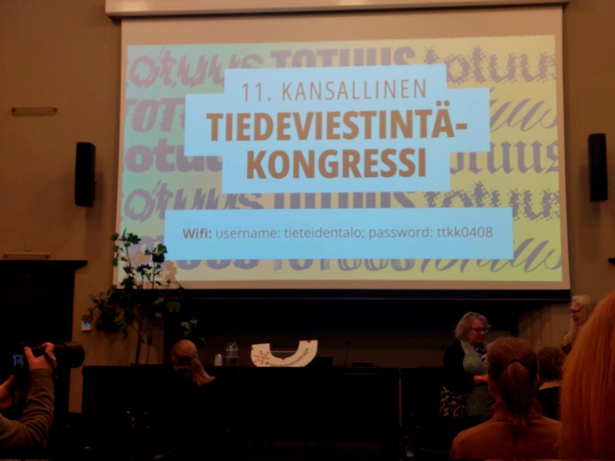 Tänään jotain ihan muuta. Päivän teemana on totuus, ei enempää eikä vähempää.
#tiedeviestintä 
<a href="/tiedetoimittaja/">Tiedetoimittajat</a> <a href="/tiedonjulk/">Tiedonjulkistamisen neuvottelukunta</a> <a href="/InFLAMES_Health/">InFLAMES Flagship</a>