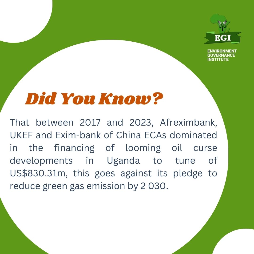 egiuganda's tweet photo. Despite Uganda's commitment to reduce green gas emissions by 2030, it still continues to secure funding for projects like EACOP but,👇👇
#COP29 #UNClimateChange https://t.co/y4Ehpg41u1