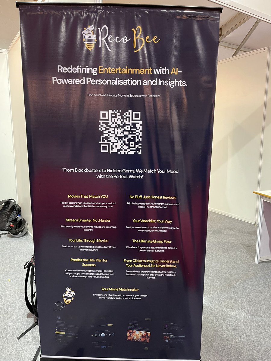RecoBee (@bee_reco) on Twitter photo Still scrolling to decide what to watch?
Get to know what we are doing and changing the way movies lovers consume content.
P.S. We do have our own A.I
Check our booth <a href="/IFFIGoa/">International Film Festival of India</a> #goafilmfestival #recobee Still scrolling to decide what to watch?
Get to know what we are doing and changing the way movies lovers consume content.
P.S. We do have our own A.I
Check our booth <a href="/IFFIGoa/">International Film Festival of India</a> #goafilmfestival #recobee
