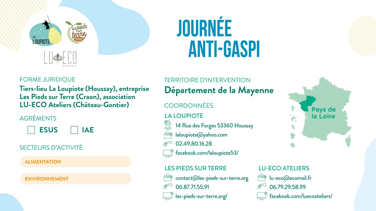 🟢⚡La @cress_pdl présente le projet : Journée anti-gaspi. L’objectif est d’organiser une journée autour de la réduction des déchets et de la valorisation des biodéchets.➕d’infos sur : urls.fr/Spdt9i