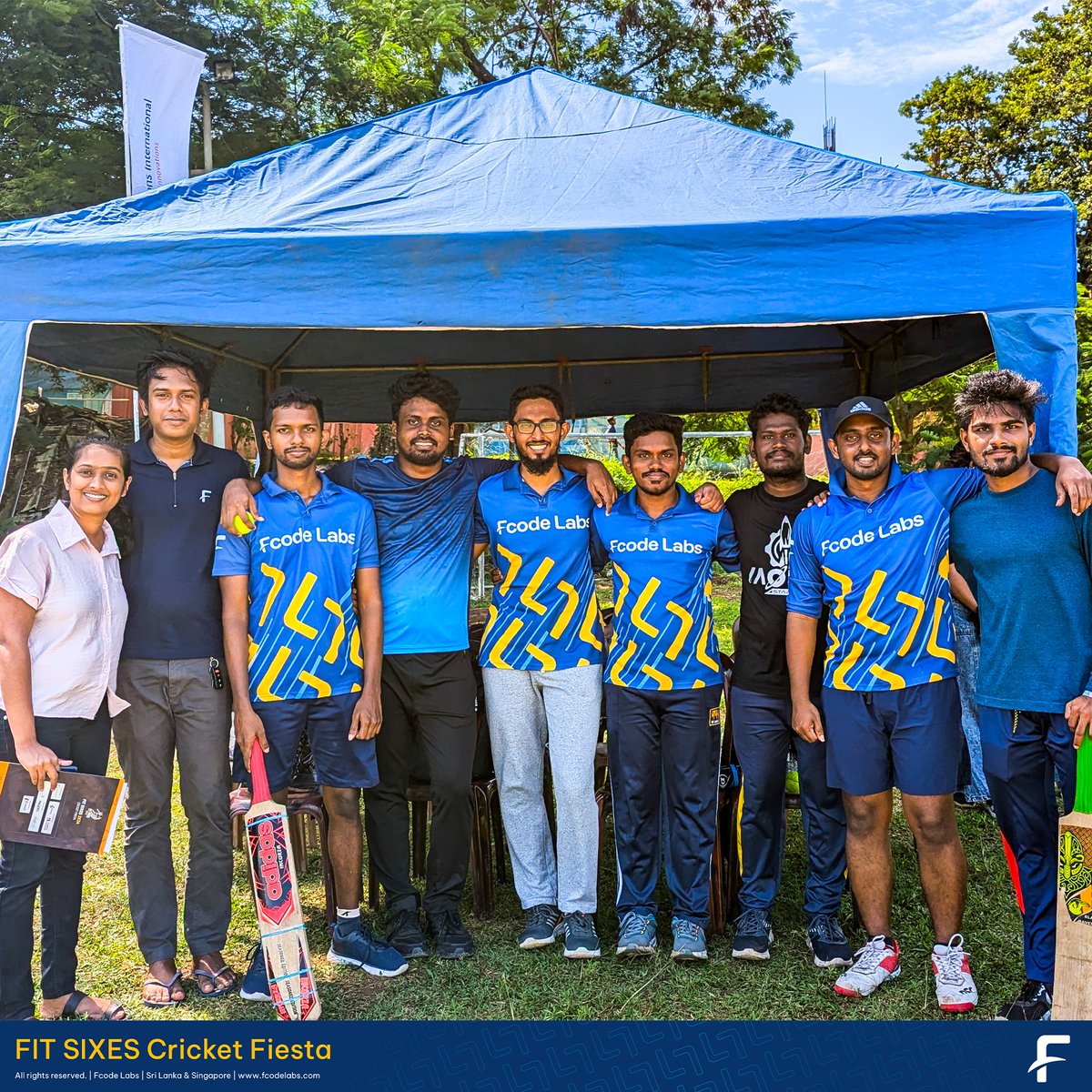 FcodeLabsLive's tweet image. The Fcode team swapped keyboards for🏏cricket bats and had an absolute blast at #FITSIXES2K24 cricket fiesta! 😍 

READ MORE ➡ lnkd.in/gbxHusSk

#FcodeLabs #PeopleAtFcode #Cricketfiesta
