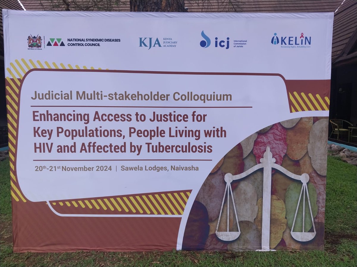 KELIN (@kelinkenya) on Twitter photo .<a href="/KELINKenya/">KELIN</a> is thrilled to co-host a multi-stakeholder colloquium with <a href="/nsdcc_kenya/">National Syndemic Diseases Control Council</a>, <a href="/ICJ_Africa/">International Commission of Jurists - Africa</a> , and <a href="/KJA_Kenya/">Kenya Judiciary Academy</a>.
Over the next two days, we’ll engage in meaningful discussions on #AccessToJustice for #KAPs, #PLHIV, and persons affected by TB. Let’s drive change together! .<a href="/KELINKenya/">KELIN</a> is thrilled to co-host a multi-stakeholder colloquium with <a href="/nsdcc_kenya/">National Syndemic Diseases Control Council</a>, <a href="/ICJ_Africa/">International Commission of Jurists - Africa</a> , and <a href="/KJA_Kenya/">Kenya Judiciary Academy</a>.
Over the next two days, we’ll engage in meaningful discussions on #AccessToJustice for #KAPs, #PLHIV, and persons affected by TB. Let’s drive change together!