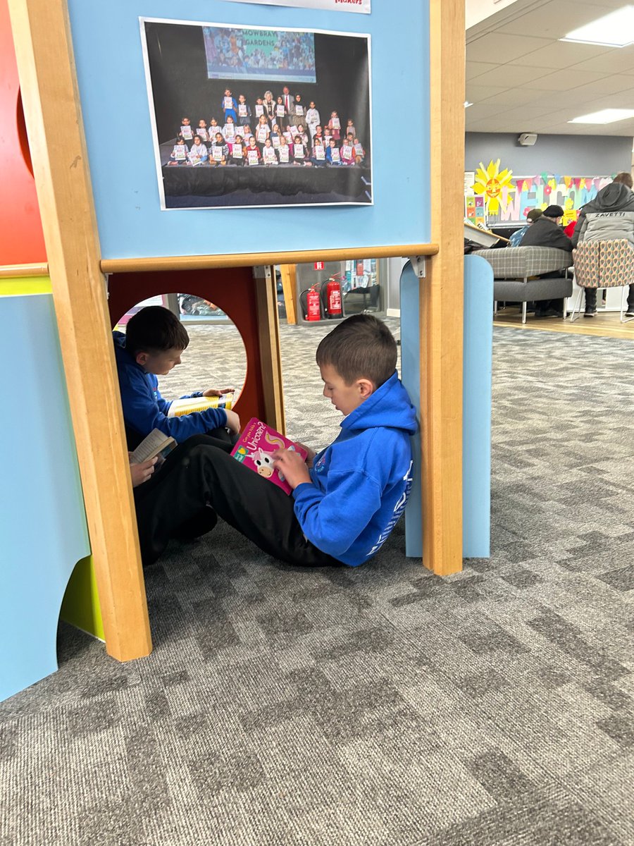 📖 On Monday, Y5/6 had their second visit to the library, and they were able to share and borrow the books. Everyone had such a great time reading the new books together.

Fantastic work, well done! 😊

#WeAreAlwaysLearning