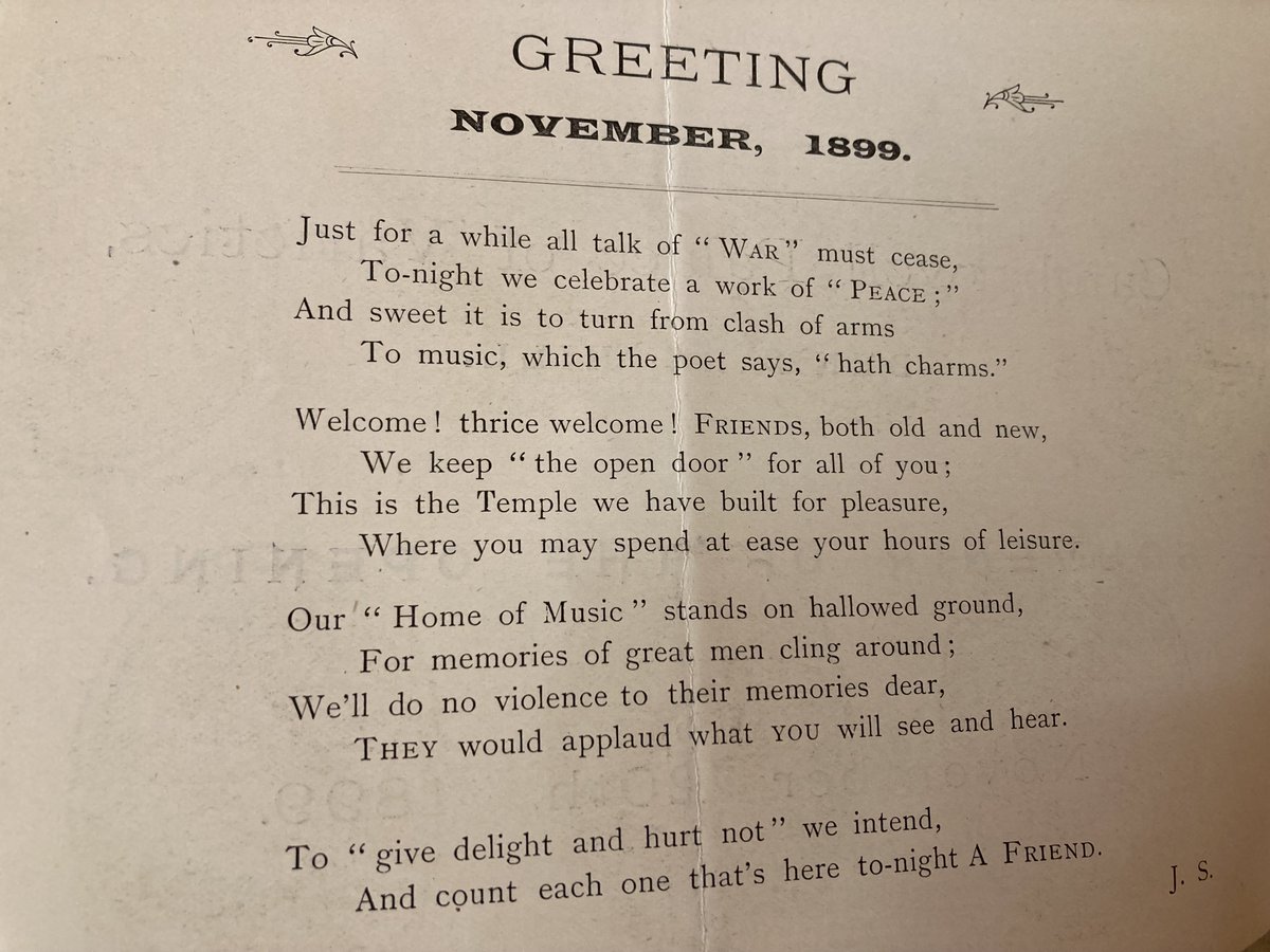 The Camberwell Palace of Varieties opened #OTD 1899 - here is the programme for opening night from our archive. The architect was AE Woodrow who went onto build the Clapham Grand. They also had  manager Jesse Sparrow in common #musichall #EYA