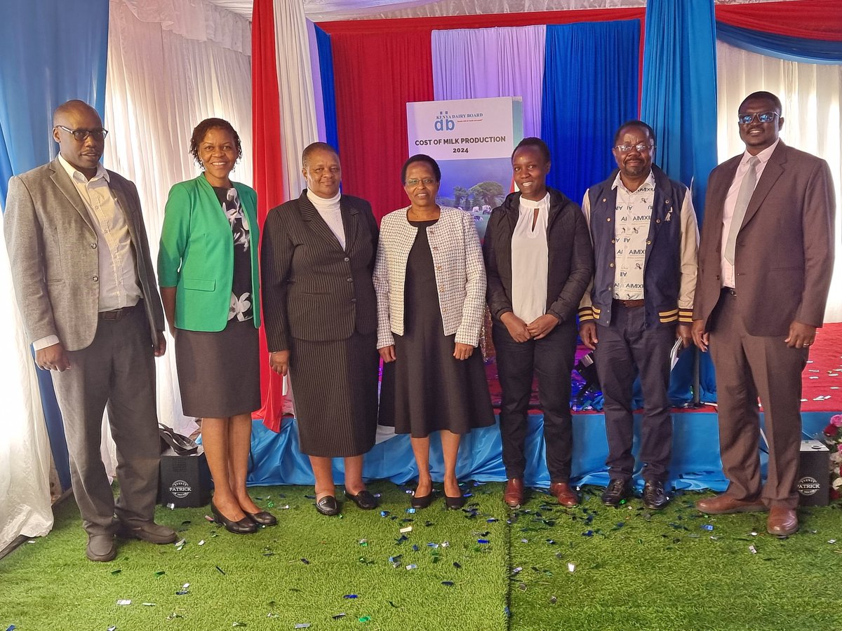 Tegemeo team presenting the cost of milk production report (2024)at the Kenya Dairy Board <a href="/egertonunikenya/">Egerton University</a> <a href="/tegemeoorg/">Tegemeo Institute</a> <a href="/joolwande/">John Olwande</a>