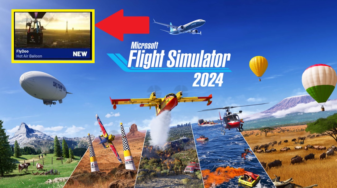 FlyDOO_Balloons's tweet photo. So proud to announce that FlyDOO is now available on the just released Flight Simulator 2024 ! This is the result of months of work with the incredible team at Asobo Studios and Microsoft. The world can finally benefit from a hyper realistic hot air balloon simulator ! https://t.co/EoXD1EpGYm