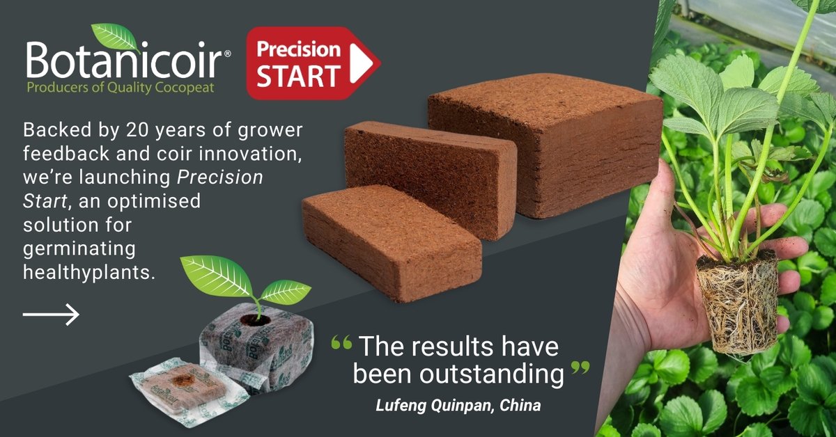 Introducing Precision Start🌱 

We are delighted to announce the launch of Precision Start - a premium peat-free coir substrate designed to provide the ideal environment for plant propagation.

botanicoir.com/products/propa…