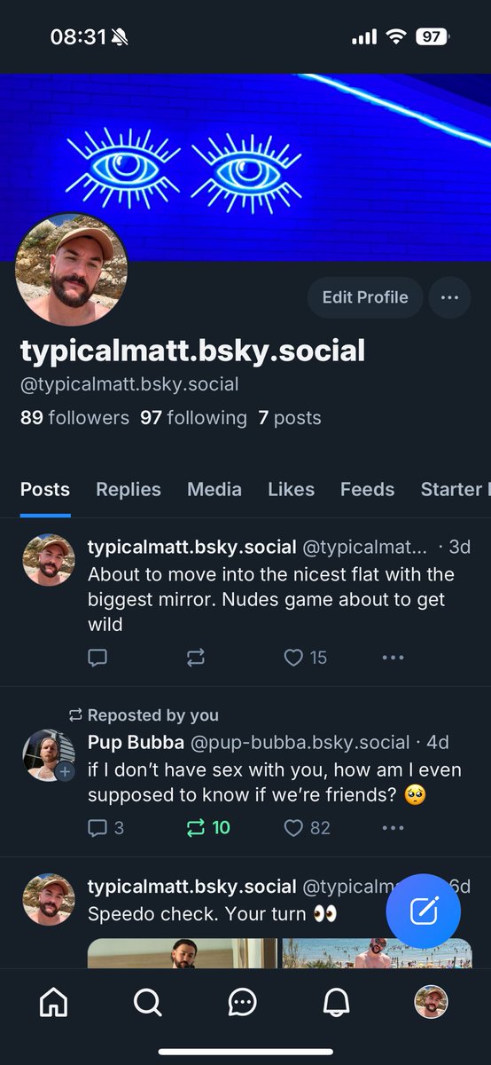 Come find me typicalmatt.bsky.social