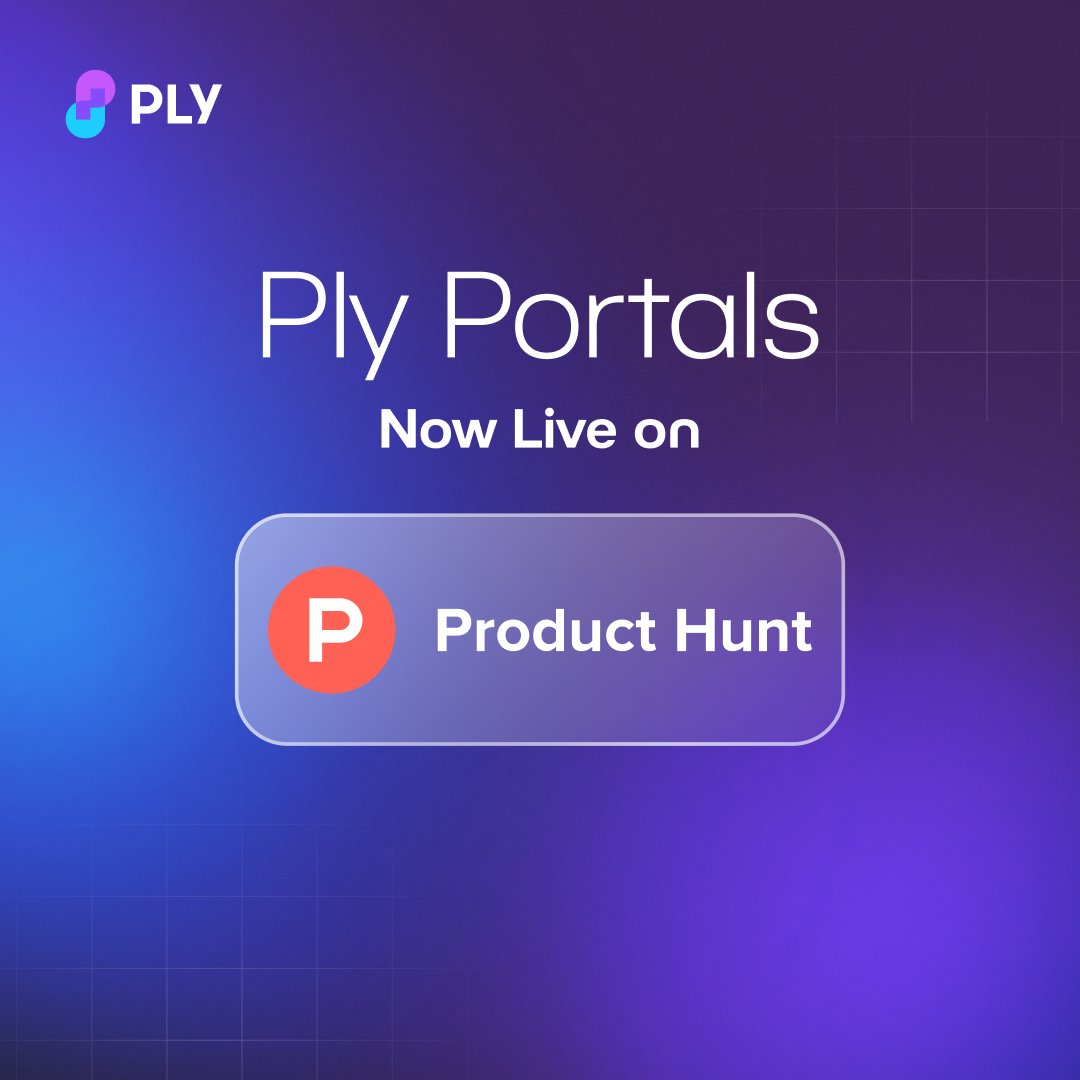 We're excited to launch Portals by Ply on <a href="/ProductHunt/">Product Hunt 😸</a> 😸 
Portals are like if forms and workflows had a baby, so you can build the forms of your dreams. Combine data from any source, complex logic and AI - without coding.
We'd love for you to check it out and join the discussion
